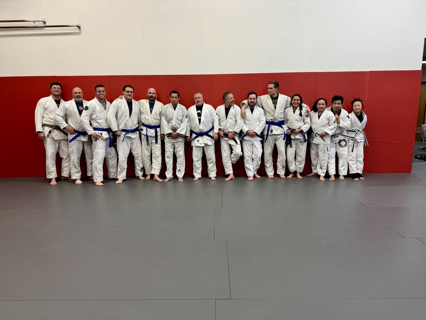 Adult Jiu-Jitsu students at Invictus Jiu-Jitsu, Woodbury MN