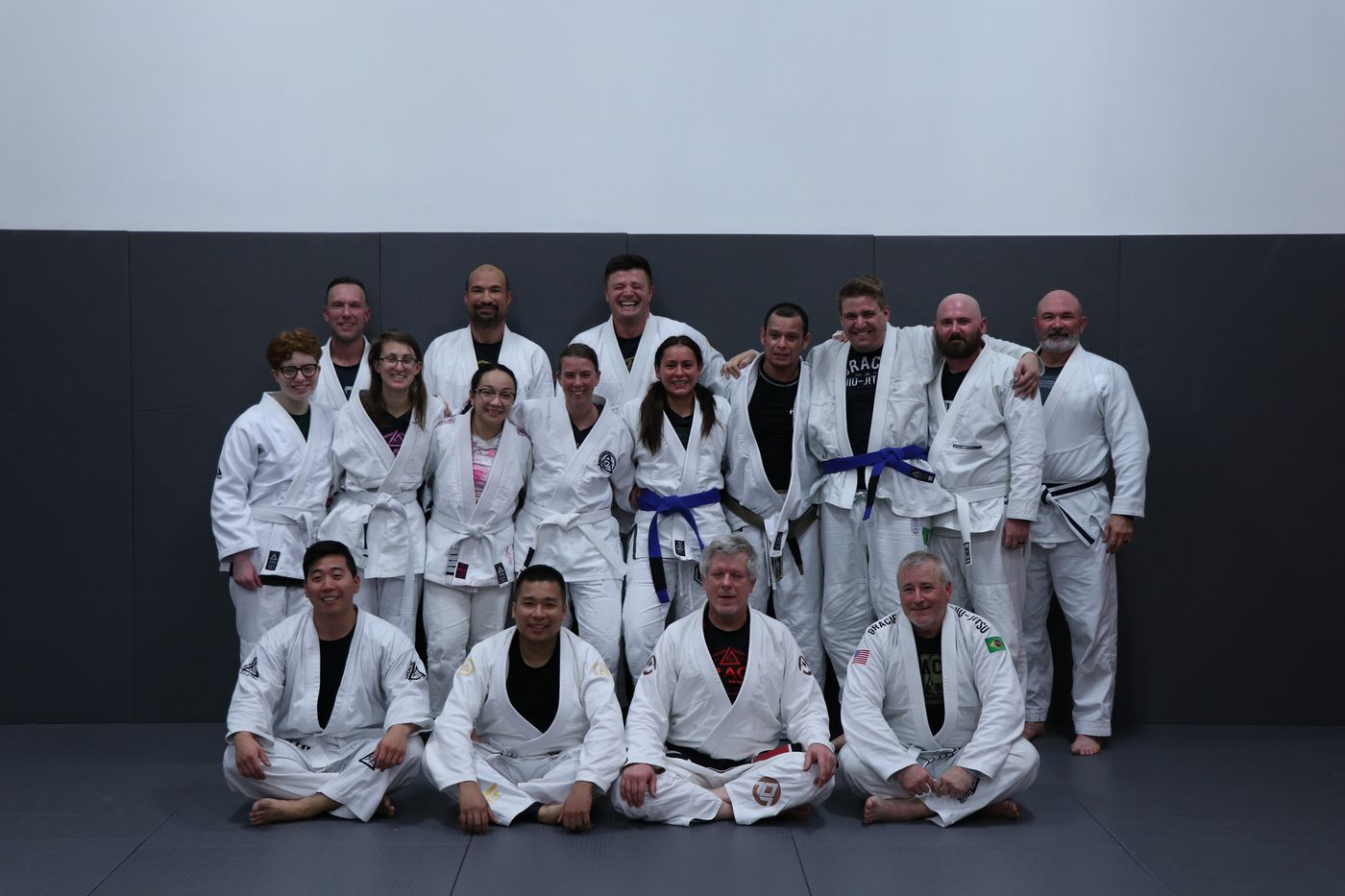 Adult Jiu-Jitsu students at Invictus Jiu-Jitsu, Woodbury MN